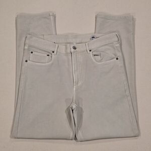 Faherty Stretch Terry 5-Pocket Pant in Stone 30